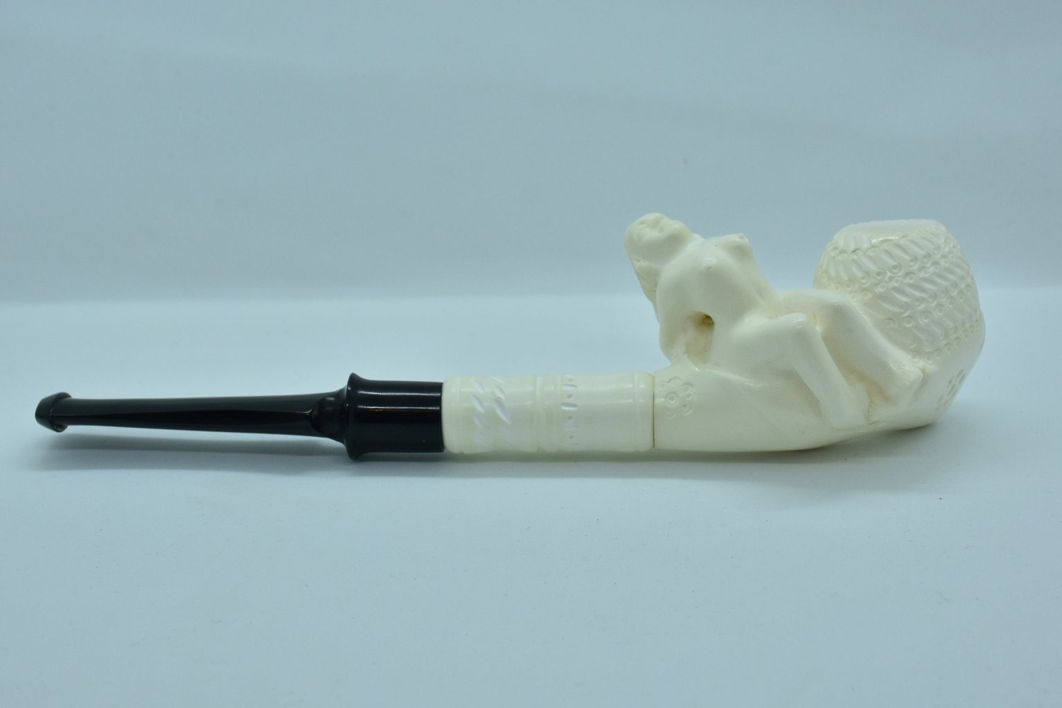 Hand Carved Naked Lady Meerschaum Pipe Big Boobs Pipe Meerschaum Pipe