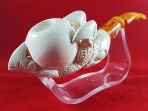 Large Bent Eagle's Claw Meerschaum Pipe