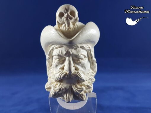 Pirate and Skull Figure Meerschaum Pipe