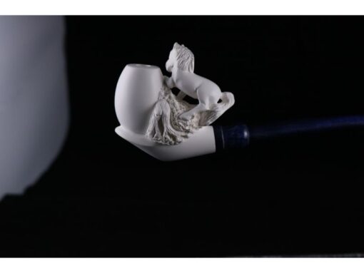 Horse And Egg Meerschaum Pipe
