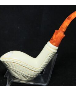 lattice-cobra-meerschaum-pipe-classical-pipe-buy-meerschaum-tobacco-pipe-smoking-pipe-buy-meerschaum