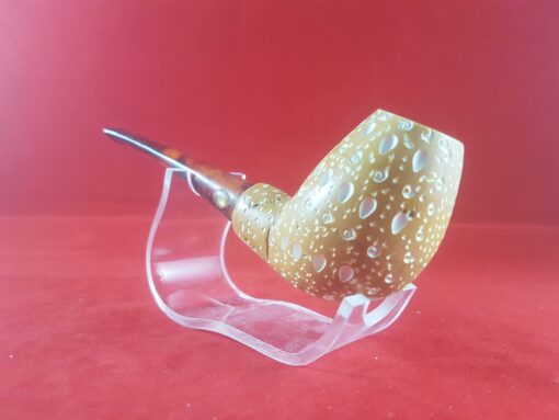 Classic Meerschaum Pipe, The Block Meerschaum, Hand Carved Meerschaum Pipe, Turkish Meerschaum