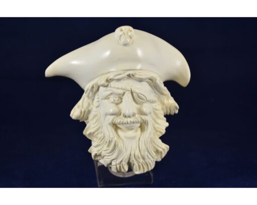 Pirate Head Meerschaum Pipe, Meerschaum Pipe, Handmade Meerschaum Pipes, Artisan Pipes, Block Meerschaum, Turkish Meerschaum