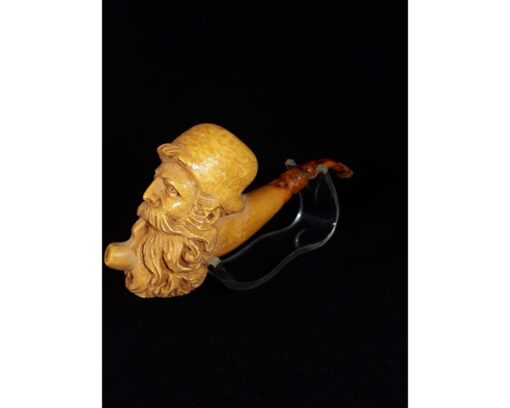 Dunhill Meerschaum Pipe, Bearded Man Pipe, Handmade Meerschaum Pipes, Artisan Pipes, Block Meerschaum, Turkish Meerschaum