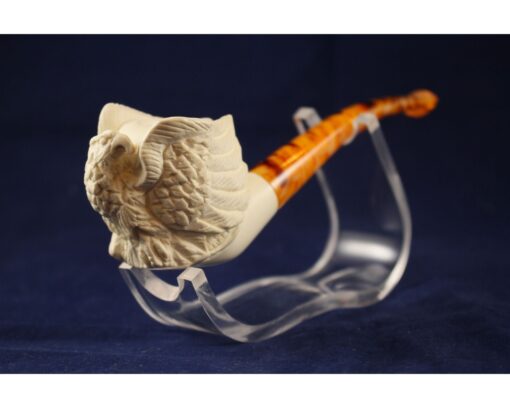 Eagle Block Meerschaum Pipe, Unsmoked Meerschaum, Meerschaum Pipe, Artisan Pipes, Turkish Meerschaum, Flying Eagle