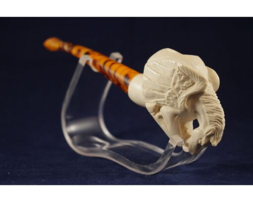 Handmade Horse Meerschaum Pipe, Artisan Pipes, Block Meerschaum, Turkish Meerschaum, Figural Pipes