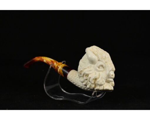 Handmade Buffalo Pipe, Meerschaum Pipe, Handmade Meerschaum Pipes, Artisan Pipes, Block Meerschaum