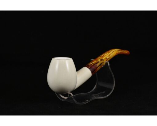 Hand Made Classic Meerschaum Pipe, Unsmoked Block Meerschaum, Meerschaum Pipe, Handmade Meerschaum Pipes, Artisan Pipes, Block Meerschaum