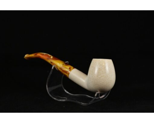 Apple Smooth Pipe, Meerschaum Pipe, Handmade Meerschaum Pipes, Artisan Pipes, Handmade Art, Block Meerschaum, Churchwarden