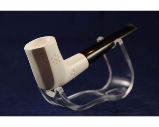 Embossed Floral Meerschaum Pipe, Unsmoked Block Meerschaum, Meerschaum Pipe, Artisan Pipes, Turkish Meerschaum