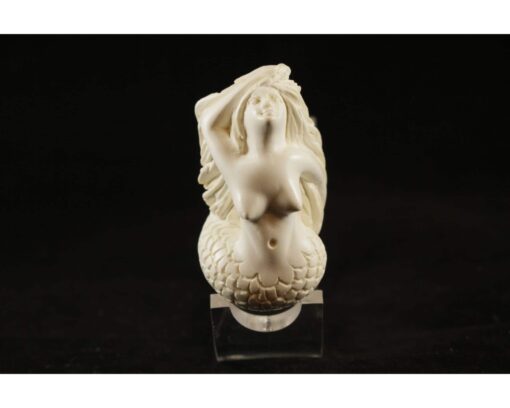 Mermaid Meerschaum Pipe, Unsmoked Block Meerschaum, Meerschaum Pipe, Artisan Pipes, Turkish Meerschaum, Block Meerschaum, Erotic Woman Pipe