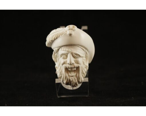 Handmade Meerschaum Pirate Pipe, Artisan Pipes, Block Meerschaum, Turkish Meerschaum, Figural Pipes