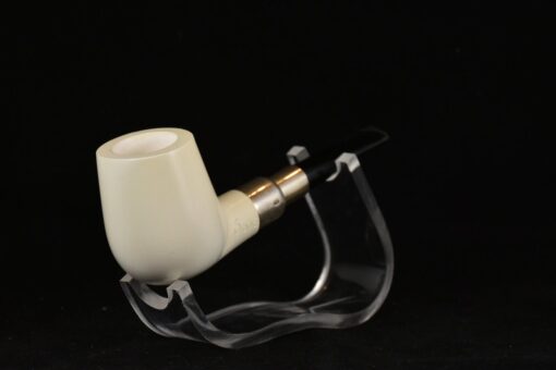 Smooth Straight Stem Pipe, Handmade Meerschaum Pipes, Artisan Pipes, Block Meerschaum