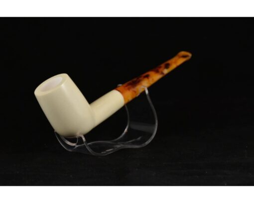 Smooth Classical Shape Pipe, Smooth Billiard Pipe, Meerschaum Pipe, Artisan Pipes, Block Meerschaum, Turkish Meerschaum, Genuine Meerschaum