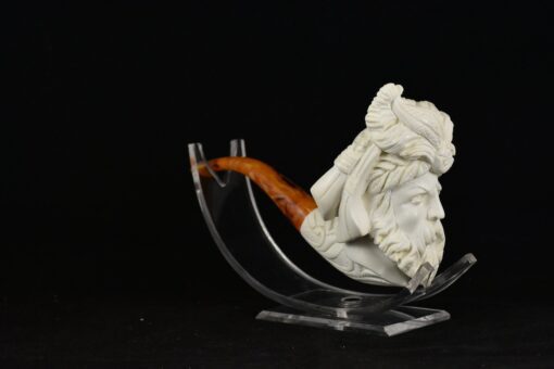 Handmade Ottoman Empire Pipe, Sultan Pipe, Unsmoked Block Meerschaum, Meerschaum Pipe, Artisan Pipes, Turkish Meerschaum, Sultan Pipe