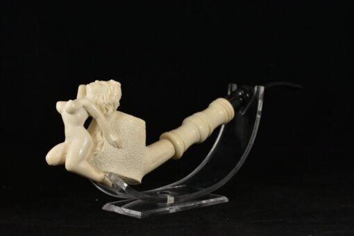 Naked Lady Meerschaum Pipe, Handmade Meerschaum Pipes, Block Meerschaum, Turkish Meerschaum, Figural Pipes, Erotic Woman