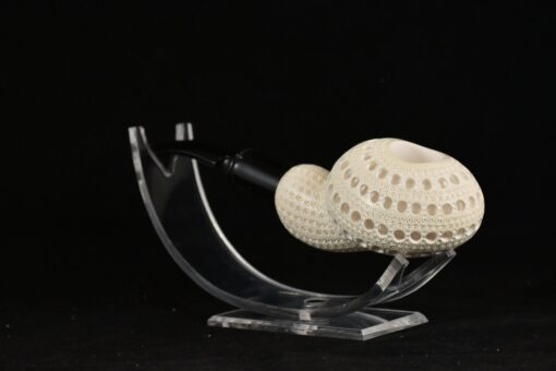 Bent Lattice Freehand Pipe, Meerschaum Pipe, Handmade Meerschaum Pipes, Artisan Pipes, Block Meerschaum