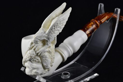 Tough Eagle Meerschaum Pipe 2, The Best Quality Meerschaum, Unsmoked Meerschaum, Block Meerschaum
