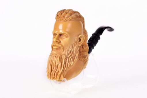 Large Bowl Ragnar Lothbrok Pipe, Viking Pipe, Valhalla  Pipe, Ragnar Pipe, Meerschaum Pipe, Handmade Pipe, Block Meerschaum, Ragnar Lodbrok