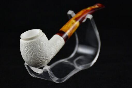 Rusticated Meerschaum Pipe, Meerschaum Pipe, Handmade Pipe, Smoking Pipe, Pipe Master