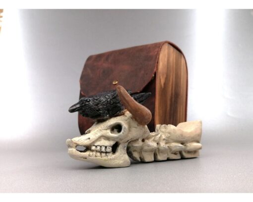 MAKE TO ORDER Holder, Skeleton Cigar Holder, Holder with the Bag, Hand-Carved Cigar Holder, Hornbeam Cigar Holder, Father's Day