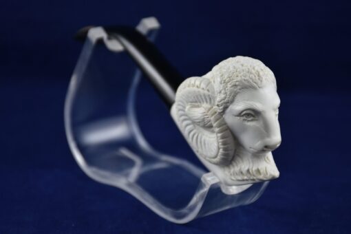 Aries Meerschaum Pipe, Animal Pipe, Meerschaum Pipe, Figural Pipe, Birthday Pipe, Handmade Pipe, Smoking Pipe, Capricorn Pipe