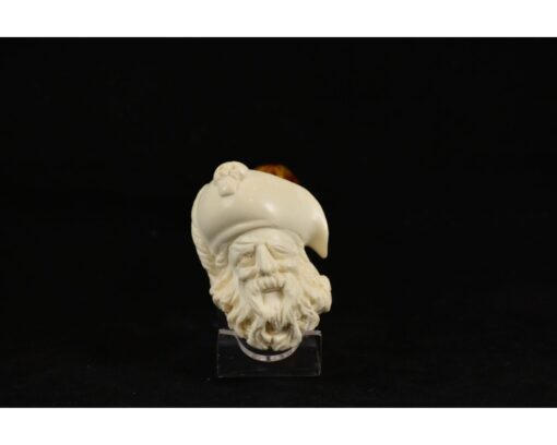 Caribbean Pirate Pipe, Handmade Meerschaum Pipes, Artisan Pipes, Block Meerschaum, Turkish Meerschaum, Figural Pipes