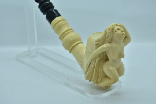 Handmade Naked Woman Meerschaum, Meerschaum Pipe, Sexy Boobs Pipe, Hand-Carved Pipe, Smoking Pipe, Erotic Woman, Nude Woman Sexy Woman Pipe,