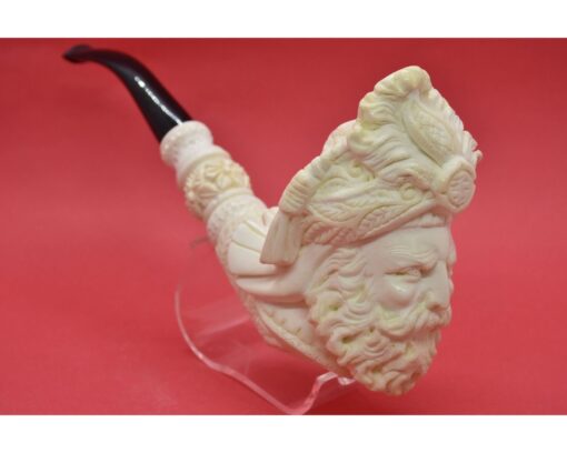 Long Stem Sultan Pipe, Meerschaum Pipe, King Pipe, Ottoman Prince Pipe, Hand Carved Sultan PIpe, Smoking Pipe, Pipe Master