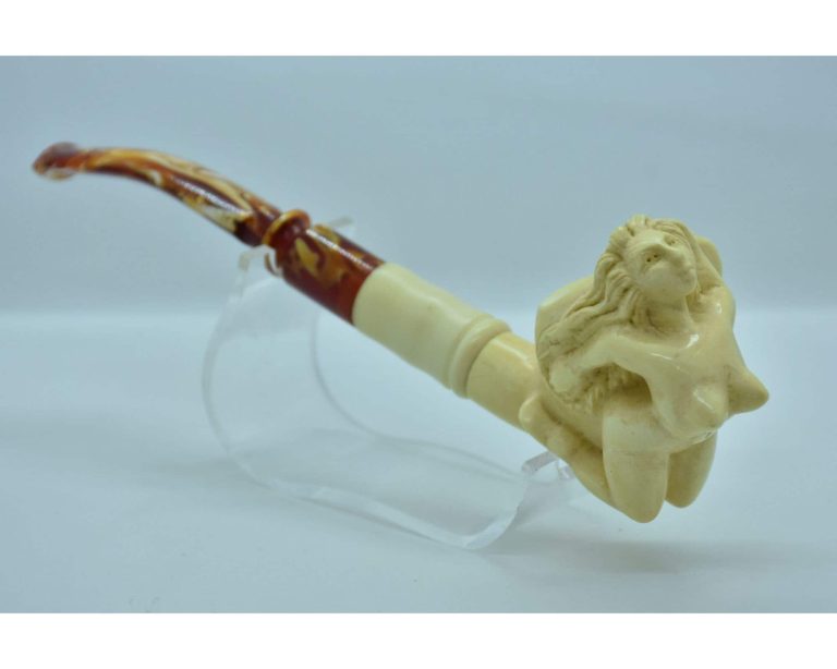 Naked Lady Pipe Big Boobs Pipe Meerschaum Pipe Straight Stem Pipe Handmade Pipe Smoking