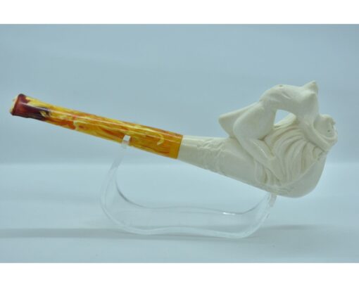 Naked Lady Meerschaum Pipe, Sexy Pipe, Big Boobs Pipe, Meerschaum Pipe, Straight Stem Pipe, Handmade Pipe, Smoking Pipe, Erotic Woman, Nude Woman