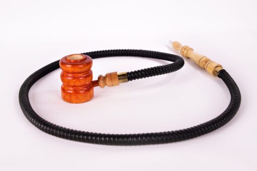 Make to Order Brown Shisha with black Hose, Modern Hookah from Wood, Hookah Pipe, Handmade Hookah, Tobacco Pipe, Smoking Pipe, Shisha Pipe