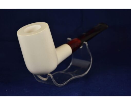 Smooth Straight Stem Pipe, Turkish Meerschaum, Handmade Meerschaum Pipes, Artisan Pipes, Block Meerschaum