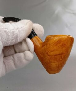 classical-brown-bent-stem-briar-pipe